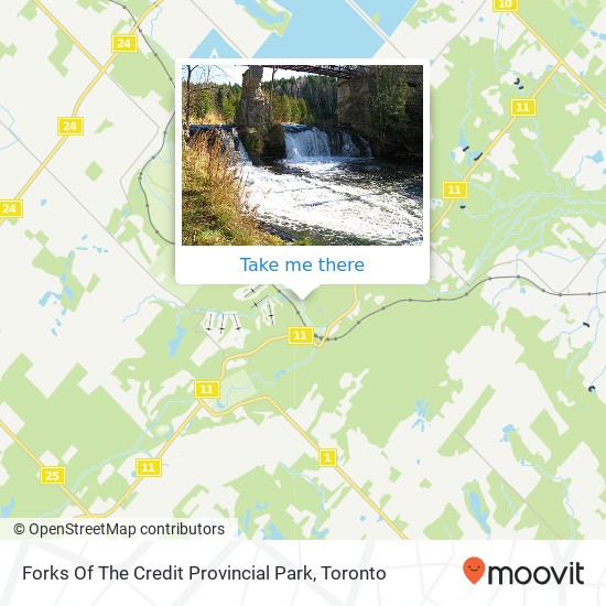 Forks Of The Credit Provincial Park plan