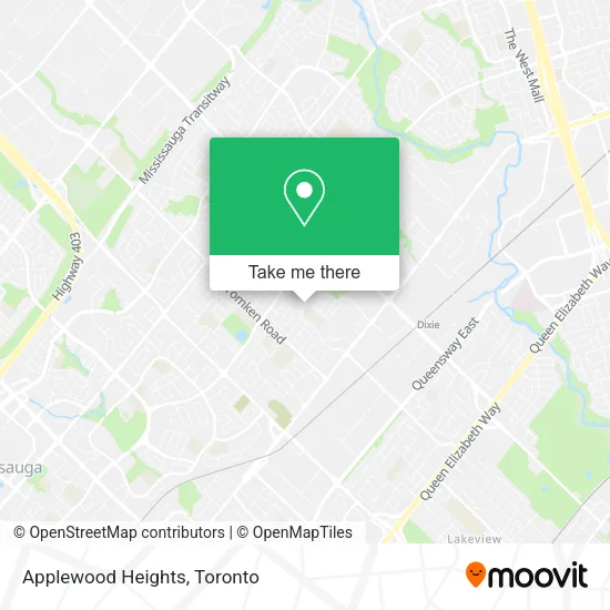 Applewood Heights map