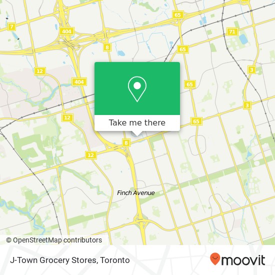 J-Town Grocery Stores map