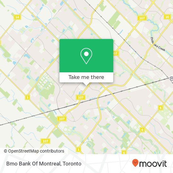 Bmo Bank Of Montreal map