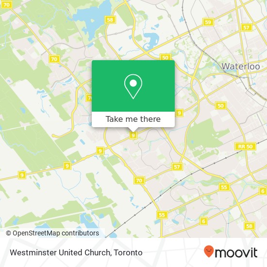 Westminster United Church map