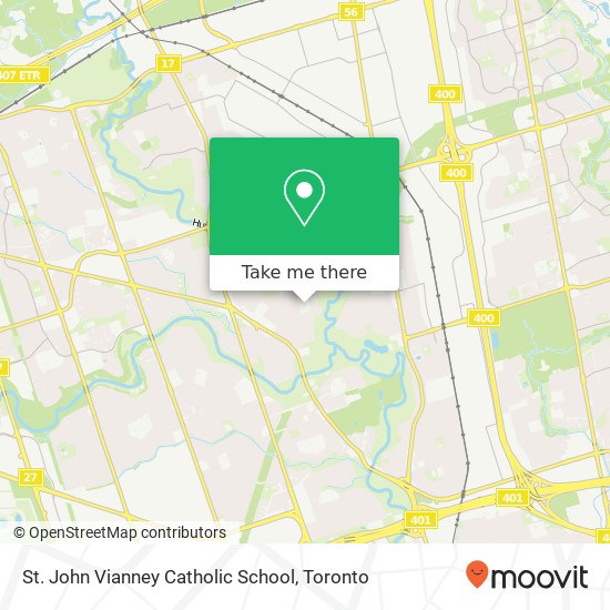 St. John Vianney Catholic School map
