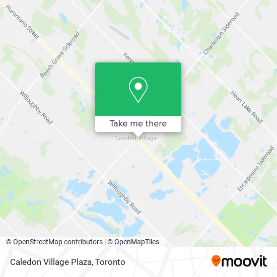 Caledon Village Plaza map
