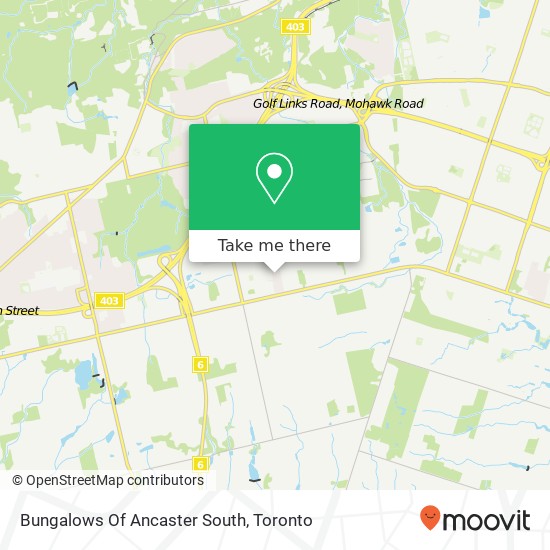 Bungalows Of Ancaster South plan