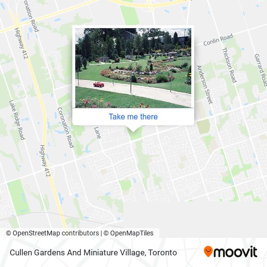 Cullen Gardens And Miniature Village plan