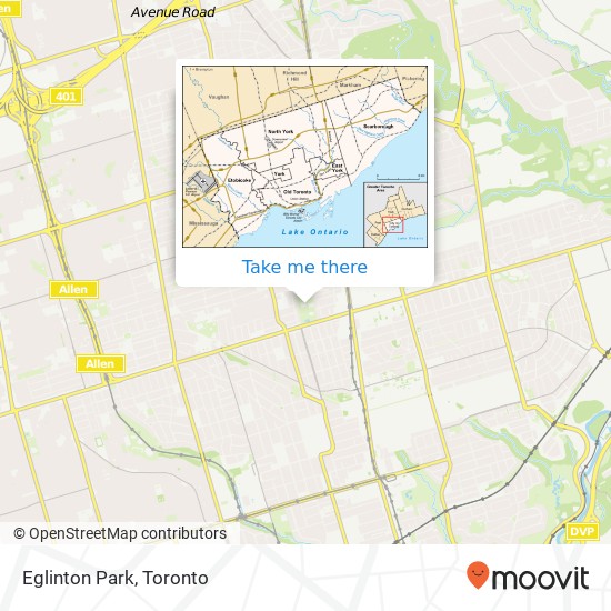 Eglinton Park map