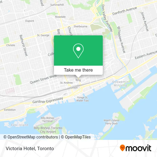 Hotel Victoria map