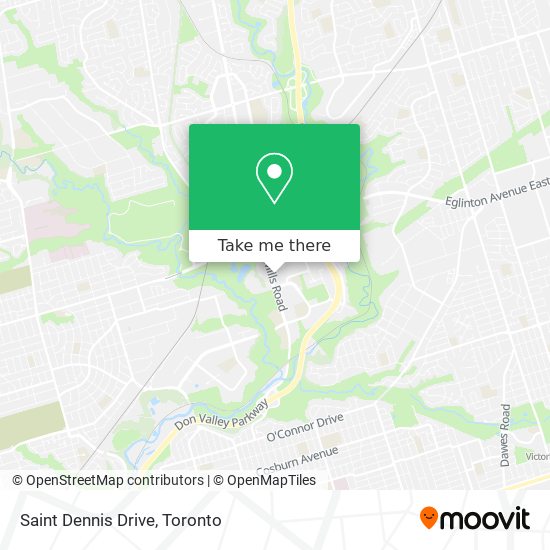 Saint Dennis Drive map