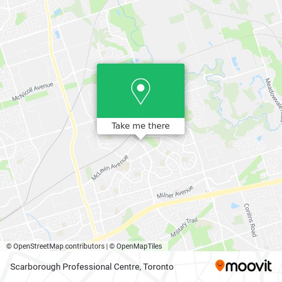 Scarborough Professional Centre map