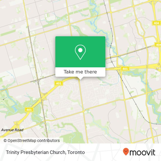 Trinity Presbyterian Church map