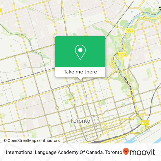 International Language Academy Of Canada map