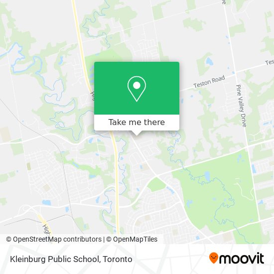 Kleinburg Public School plan