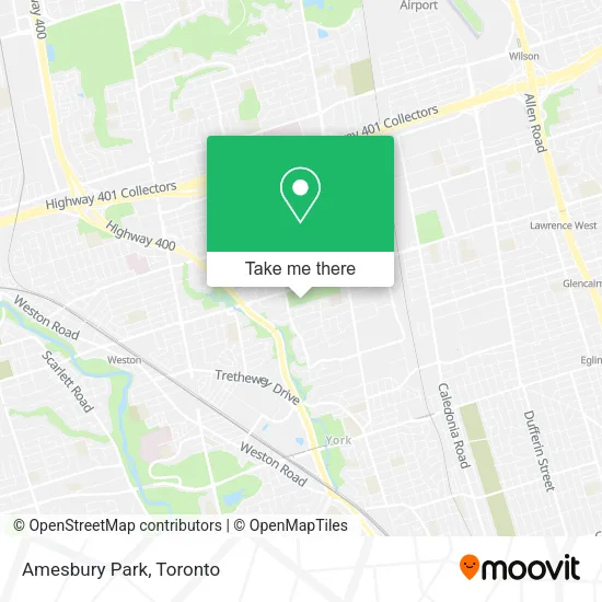 Amesbury Park map