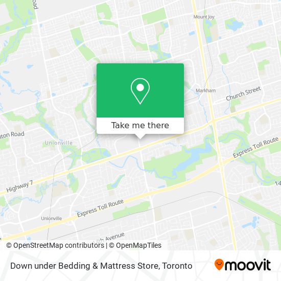 Down under Bedding & Mattress Store map