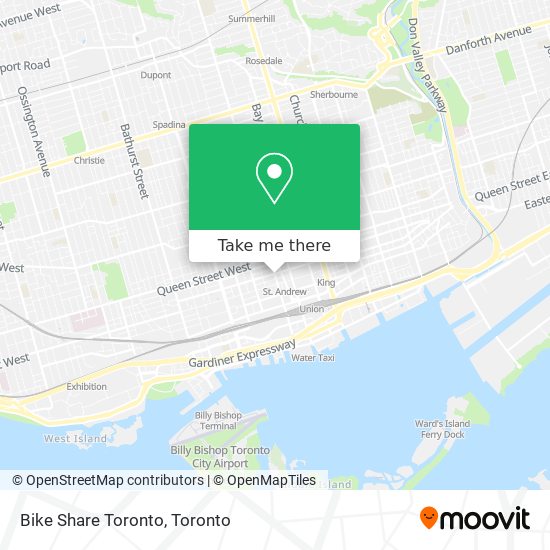 Bike Share Toronto map