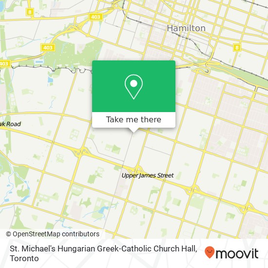 St. Michael's Hungarian Greek-Catholic Church Hall map