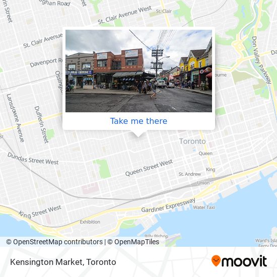 Kensington Market map