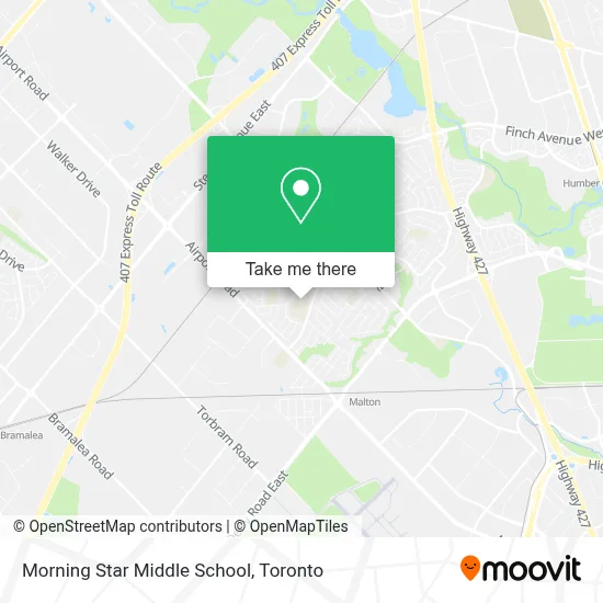 Morning Star Middle School map