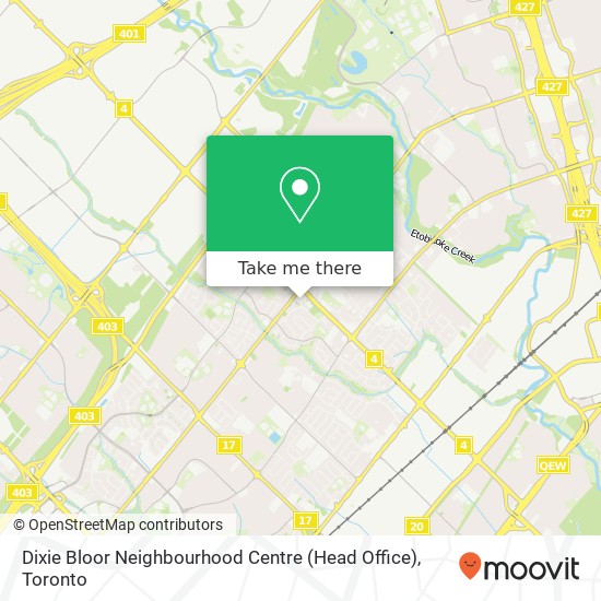 Dixie Bloor Neighbourhood Centre (Head Office) map