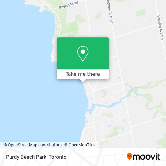 Purdy Beach Park map