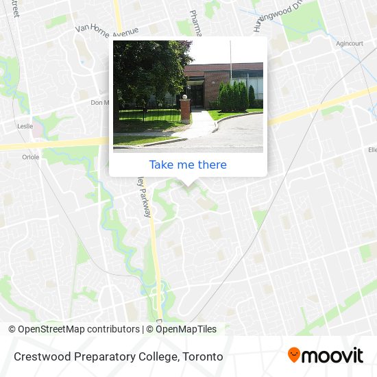 Crestwood Preparatory College map