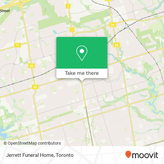 Jerrett Funeral Home map