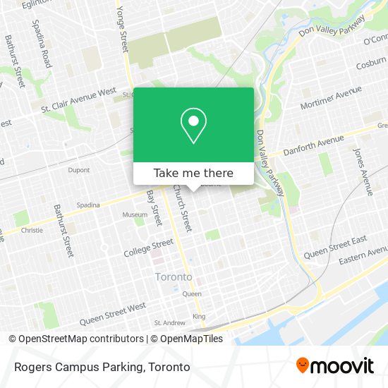 Rogers Campus Parking map