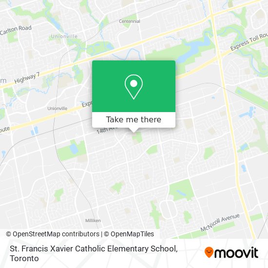 St. Francis Xavier Catholic Elementary School map