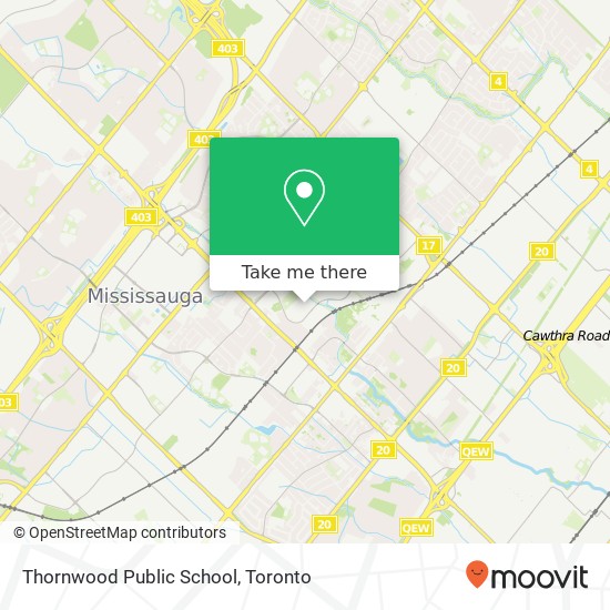 Thornwood Public School map