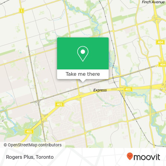 Rogers Plus map