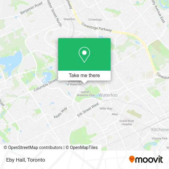 Eby Hall map