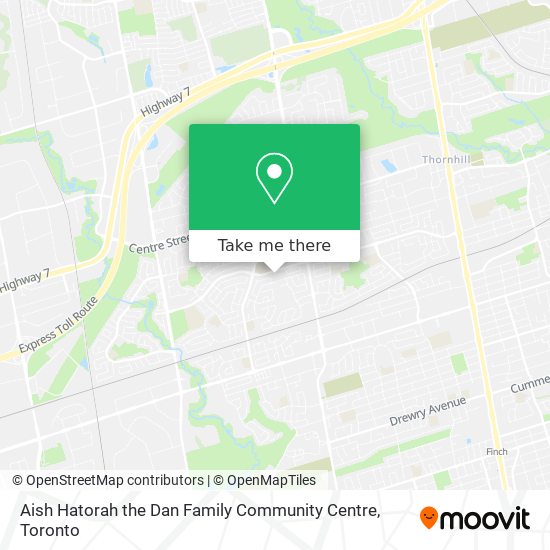 Aish Hatorah the Dan Family Community Centre map