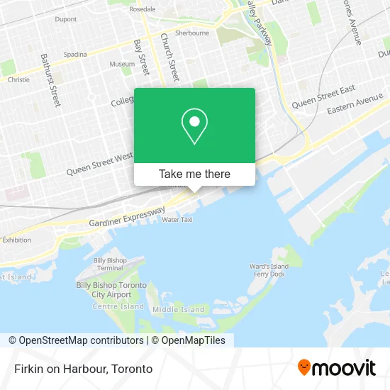 Firkin on Harbour map