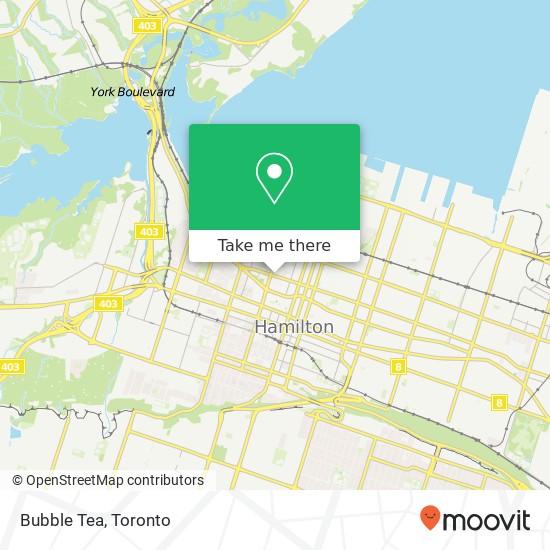 Bubble Tea map