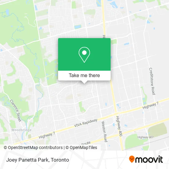 Joey Panetta Park map