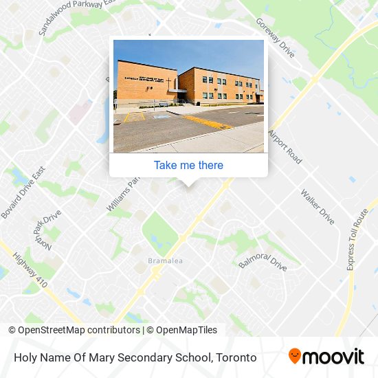 Holy Name Of Mary Secondary School map