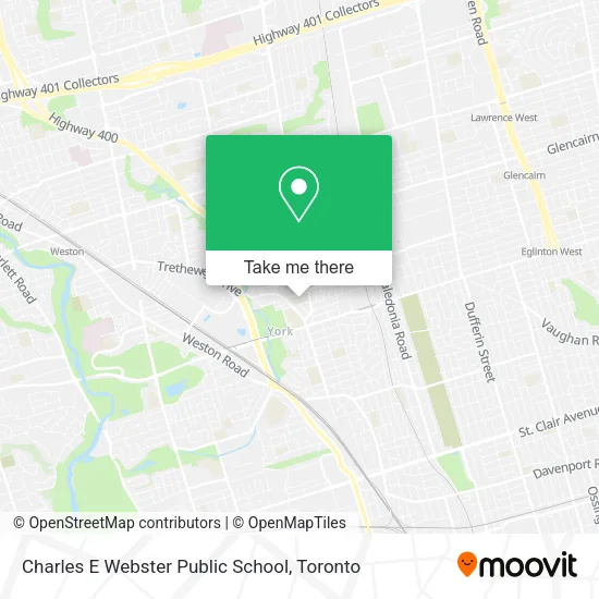 Charles E Webster Public School map