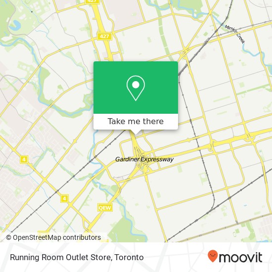 Running Room Outlet Store map