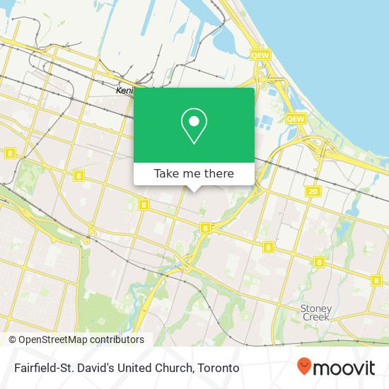 Fairfield-St. David's United Church plan