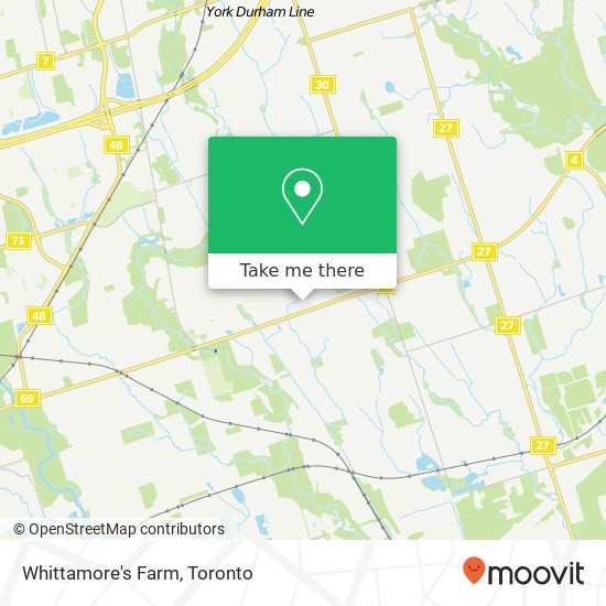 Whittamore's Farm map
