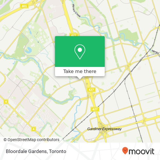 Bloordale Gardens map