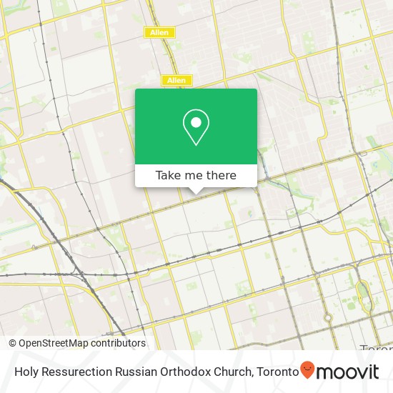 Holy Ressurection Russian Orthodox Church map