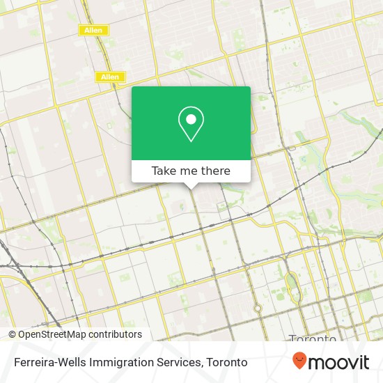 Ferreira-Wells Immigration Services map
