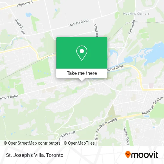 St. Joseph's Villa map