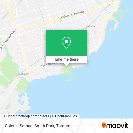 Colonel Samuel Smith Park map