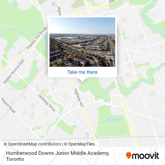 Humberwood Downs Junior Middle Academy map