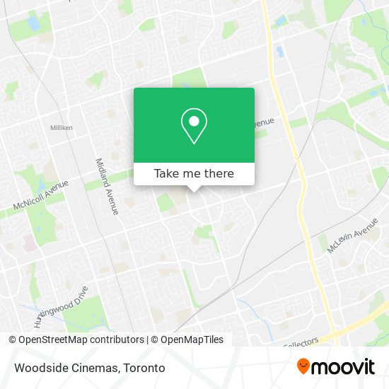 Woodside Cinemas map