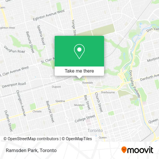 Ramsden Park map