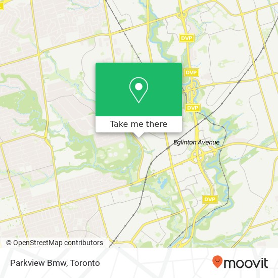 Parkview Bmw map