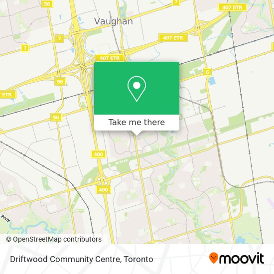 Driftwood Community Centre map